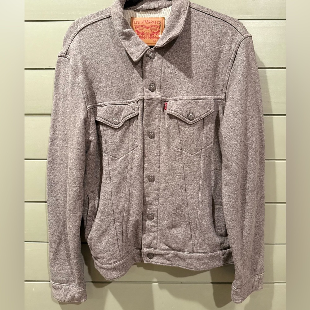 Levi's Heather Gray Shacket - Size L